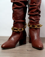 Alpha Leather Slouch Boot